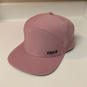 Stack Athletics Mesh Performance Har Cap Men Unisex Snapback Mauve Pink
